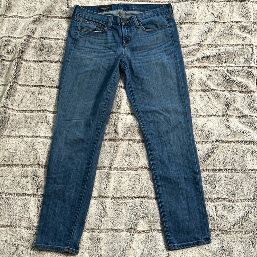 J Crew Toothpick Ankle Jeans